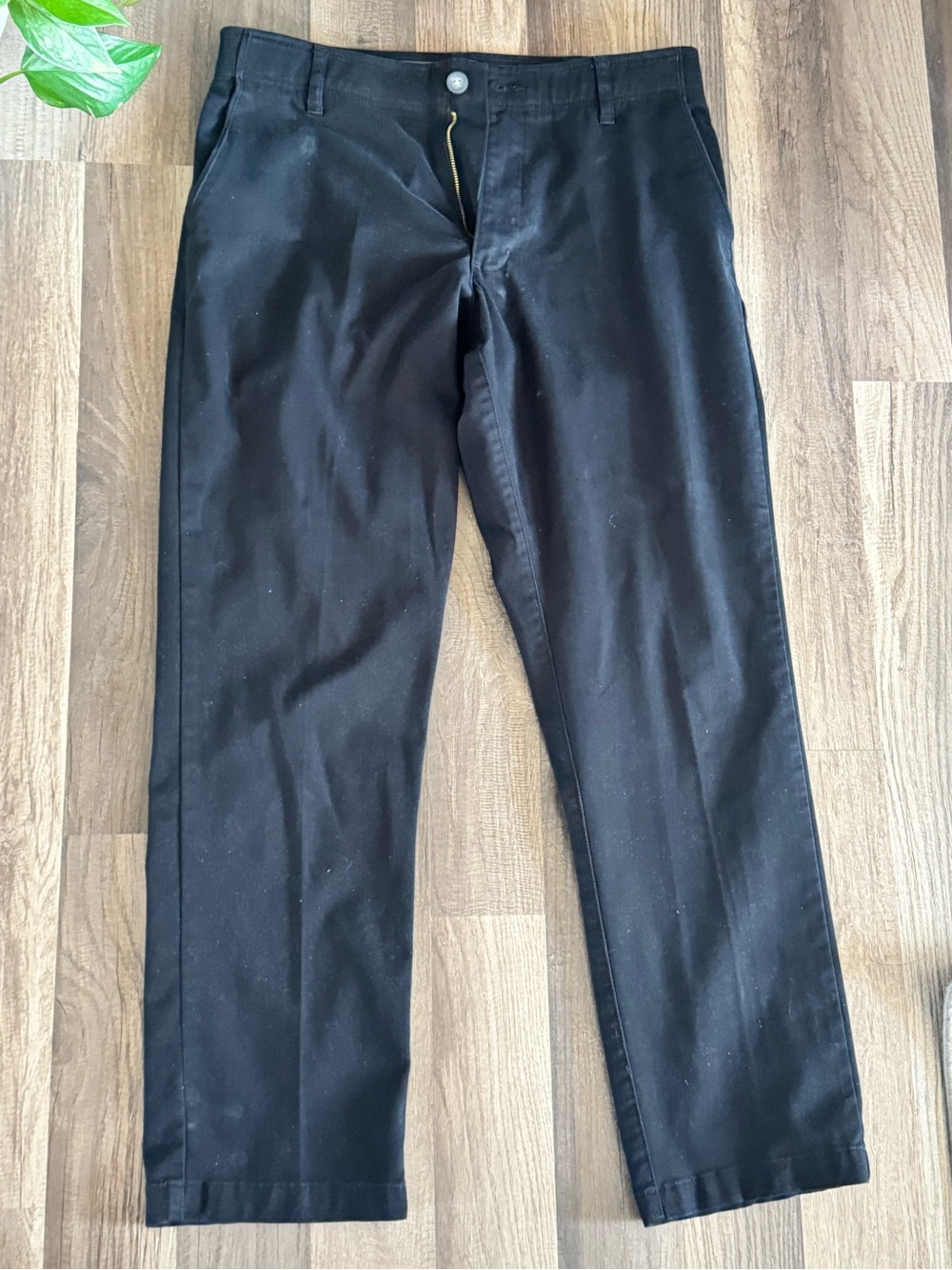 Lee Black Men's Straight Chino Pants